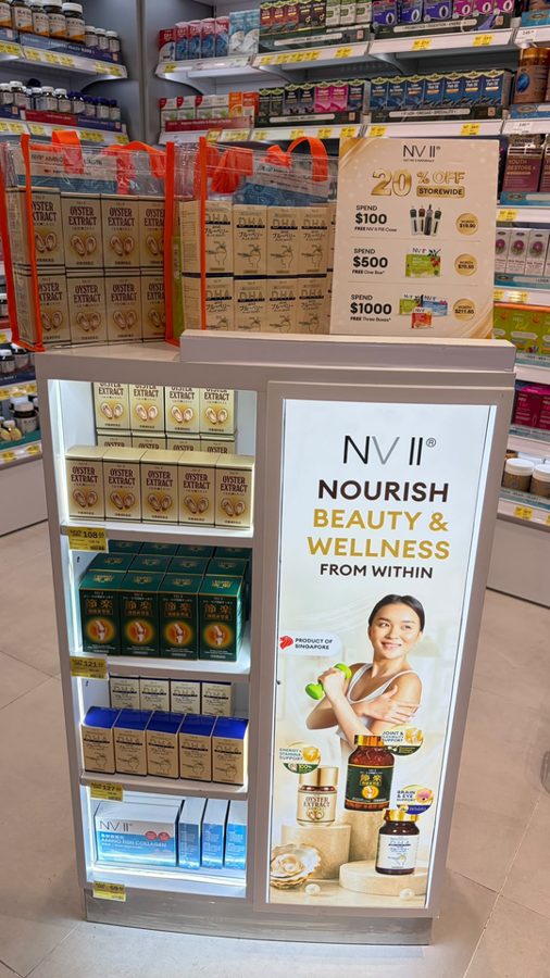 NV II shelf display