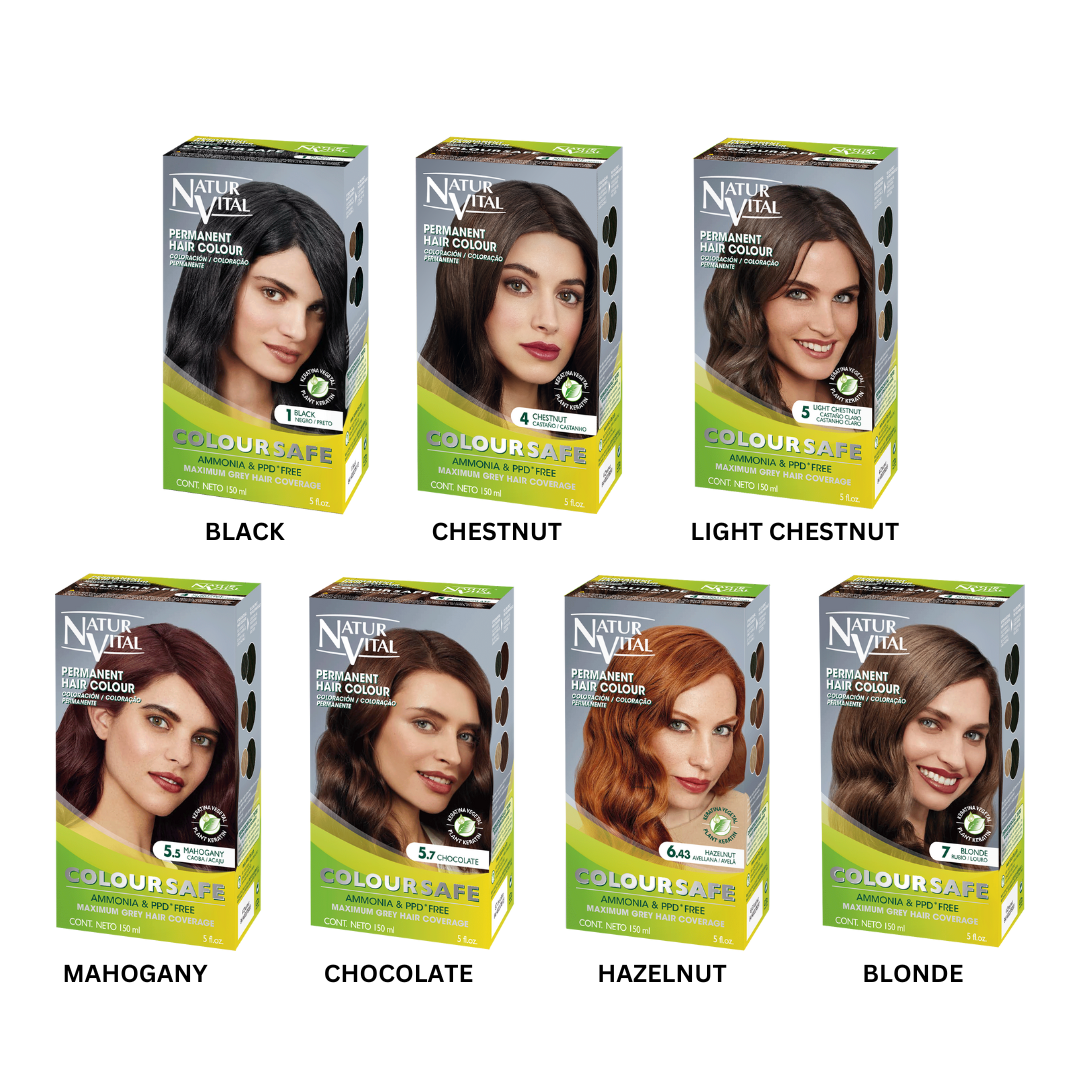 NaturVital ColourSafe Permanent Hair Dye - Hazelnut (6.43)